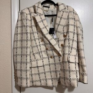 Elie Tahari Double Breasted Blazer